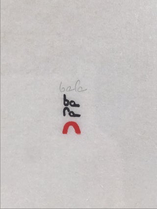 Kananginak Pootoogook "CARIBOU" 1977. Stonecut and Stencil on Paper. Limited, Numbered, Signed. Fine condition.