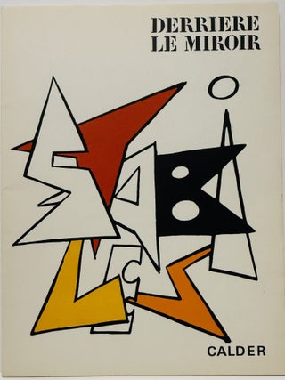 Item #25829 Derriere Le Miroir No. 141 Novembre 1963: Calder. First Edition. Aime Derriere Le...