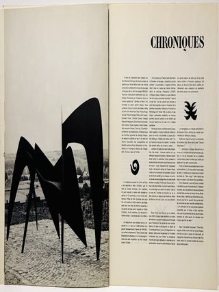 Derriere Le Miroir No. 141 Novembre 1963: Calder. First Edition.