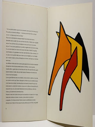 Derriere Le Miroir No. 141 Novembre 1963: Calder. First Edition.