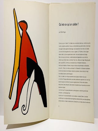 Derriere Le Miroir No. 141 Novembre 1963: Calder. First Edition.