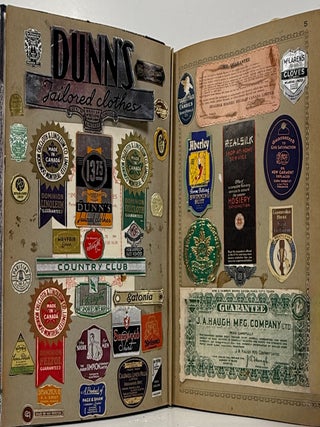 Album of 873 Labels of Canadian Companies c. 1920s-1950s.