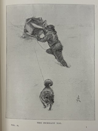 "Farthest North" Being the record of a voyage of exploration of the ship Fram 1893-96 and of a fifteen months' sleigh journey by Dr. Nansen and Lieut. Johansen with an appendix by Otto Sverdrup captain of the Fram. About one hundred and twenty full page and text illustrations and coloured plate in facsimile from Dr. Nansen's own sketches. In two volumes.