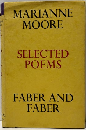 Item #67390 Selected Poems. Marianne Moore