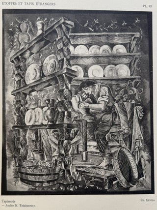 Etoffes et Tapis etrangers. 75 planches publiees sous la direction et avec une introduction de M. P. Verneuil.