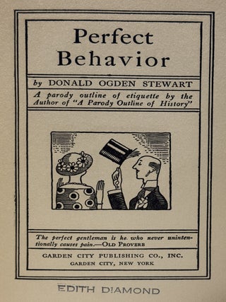 Perfect Behavior: A Guide for Ladies and Gentlemen in All Social Crises.