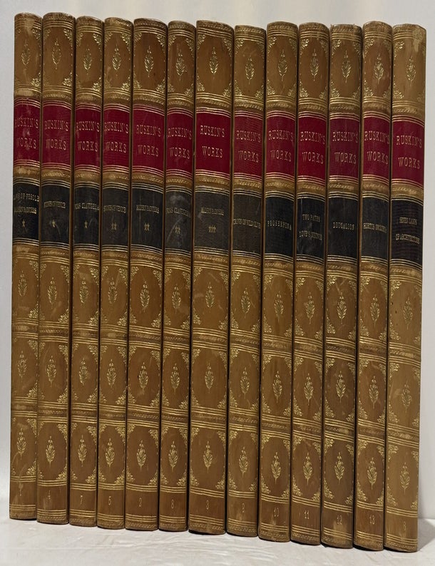Item #67652 Ruskin's Works: A 13 Volume Set. John Ruskin.