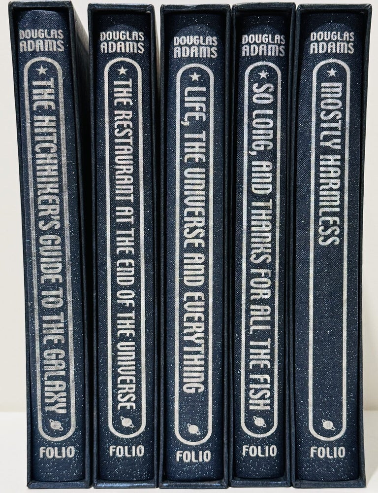 Item #67767 The Hitchhiker's Guide to the Galaxy. Set of 5 Volumes. Douglas Adams.