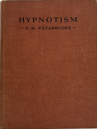 Item #67806 Hypnotism. G. H. Estabrooks