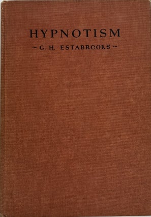 Item #67806 Hypnotism. G. H. Estabrooks
