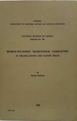 Item #67839 National Museum of Canada Bulletin No. 165 Anthropological Series No. 47:...
