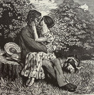 Charlotte Emily + Anne Bronte: The Complete Novels. Illustrated with Wood Engravings. 7 Volume Set.