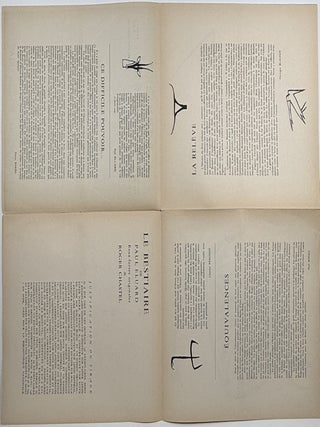 Derriere Le Miroir No. 17 Fevrier 1949: Paul Eluard - Roger Chastel. First Edition.