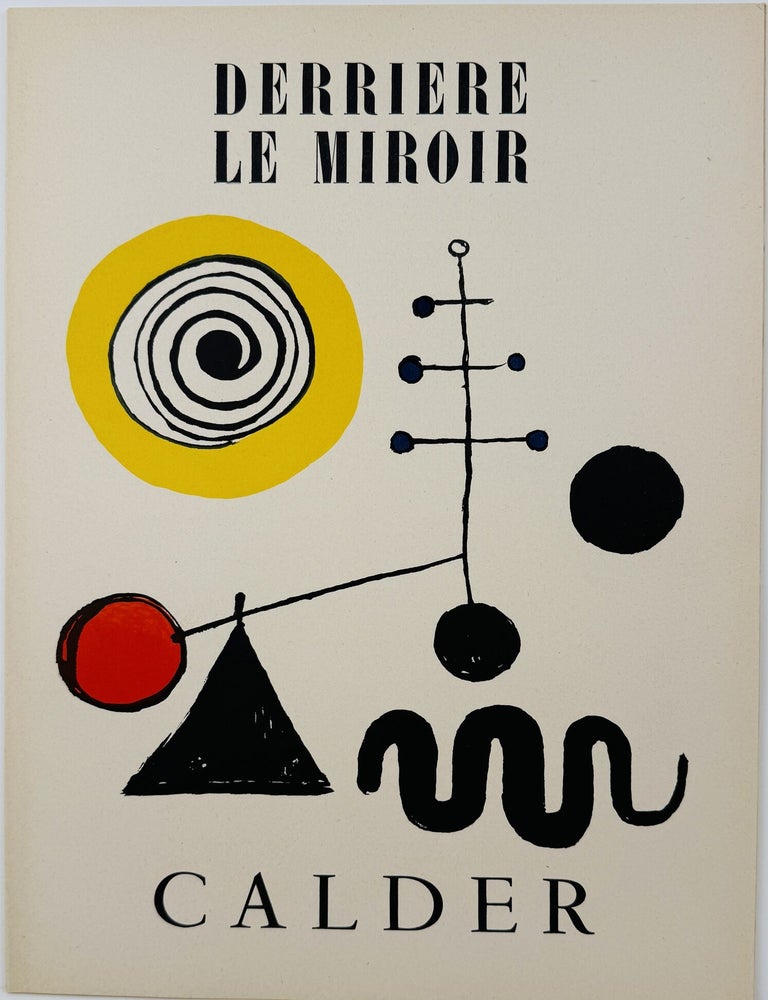 Item #67957 Derriere Le Miroir No. 31 Juillet 1950: Calder. First Edition. Aime Derriere Le Miroir. Maeght.