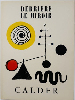 Derriere Le Miroir No. 31 Juillet 1950: Calder. First Edition