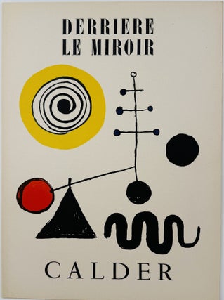 Item #67957 Derriere Le Miroir No. 31 Juillet 1950: Calder. First Edition. Aime Derriere Le...