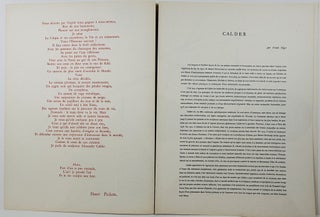 Derriere Le Miroir No. 69-70 Octobre-Novembre 1954: Calder. First Edition.
