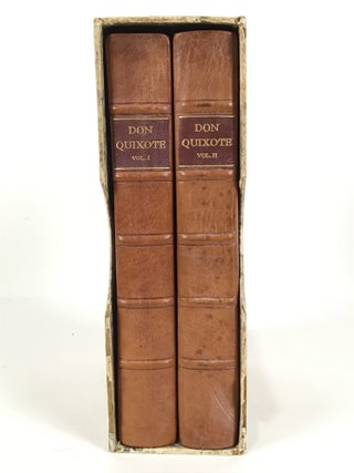 Item #67975 Don Quixote de la Mancha. Set of Two Volumes. Miguel de Cervantes Saavedra