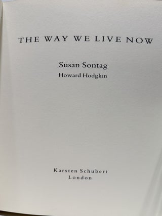 The Way We Live Now.