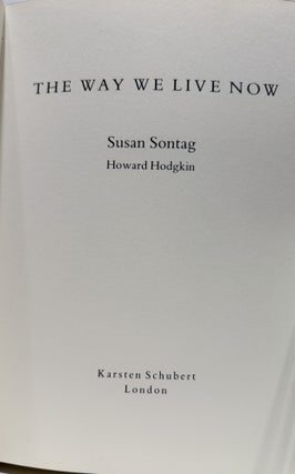 The Way We Live Now.